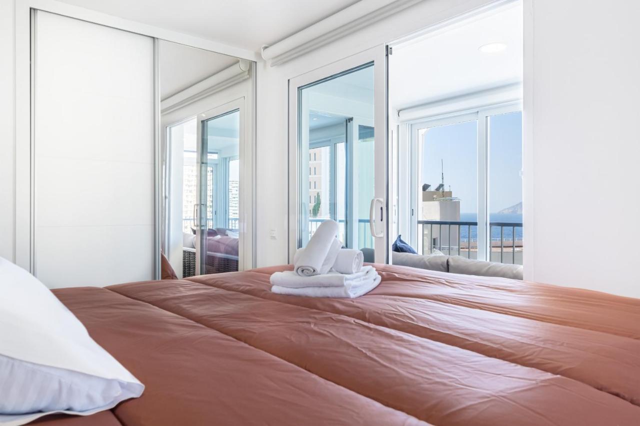 Апартаменты Halcon Deluxe 5-A Бенидорм Экстерьер фото