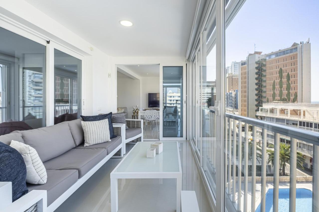 Апартаменты Halcon Deluxe 5-A Бенидорм Экстерьер фото